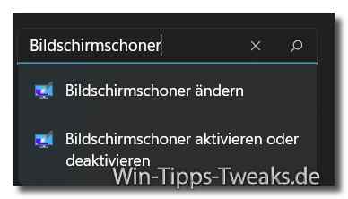 Windows 11 Bildschirmschoner ändern